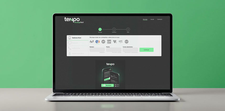 Tenpo — interfaz digital