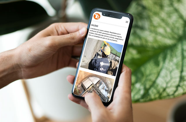 Tensacon - paginas mobile