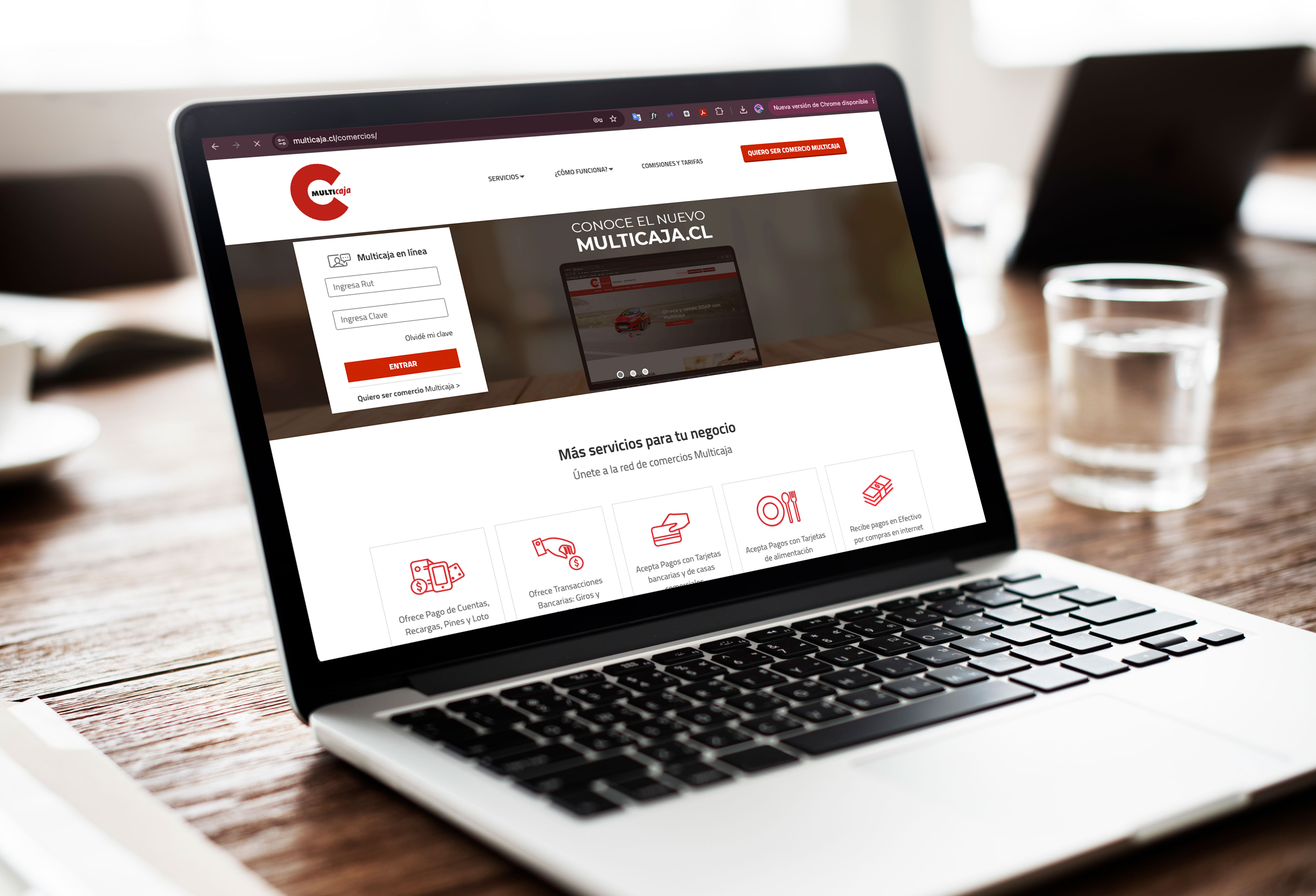 Multicaja — web